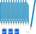 36 Piece Biue Colored Pencils Set with Sharpener, Pre-Sharpened Professional Wooden Art Pencils for Artists Drawing and Sketching, Premium Colored Tone Supplies Delivering Detailed Painting(Blue)
