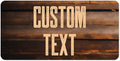 Custom Sign, Custom Street Sign, 11 Font Colors, 13 Font Styles, 4 Hole Options, 22 Sizes, 9x18 Inches, Rust Free DiBound, Fade Resistant, Made in USA by My Sign Center (Vintage Wood)