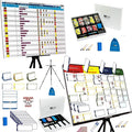 pmxboard Project Management Board Set, Combo Set XL. Project Management Bundle Project Board Kit. Ultimate Project Management Planner Toolkit. Kanban Board Set, Project Management Board Set, 2 in 1