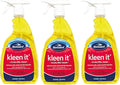 BioGuard Kleen It Filter Cleaner, 1 Quart, Pack of 3, Descaling Formula for Improved Filter Performance and Clearer Water