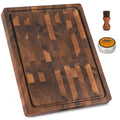 Walnut Cutting Boards for Kitchen Solid Wood End Grain 17"×13"×1"
