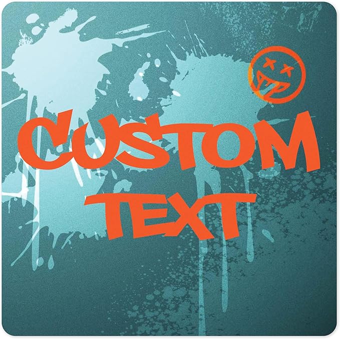 Custom Sign, Custom Street Sign, 11 Font Colors, 13 Font Styles, 4 Hole Options, 22 Sizes, 36x36 Inches, Rust Free DiBound, Fade Resistant, Made in USA by My Sign Center (Graffiti)