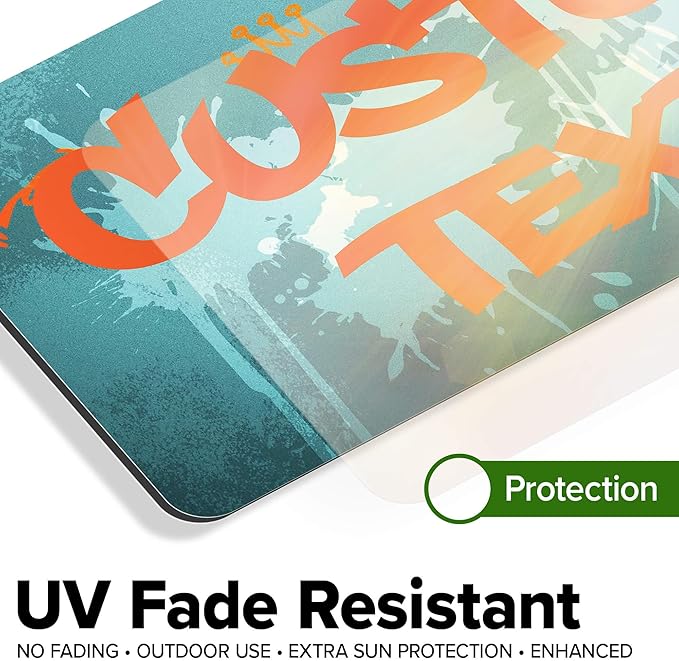 Custom Sign, Custom Street Sign, 11 Font Colors, 13 Font Styles, 4 Hole Options, 22 Sizes, 6x12 Inches, Rust Free DiBound, Fade Resistant, Made in USA by My Sign Center (Graffiti)