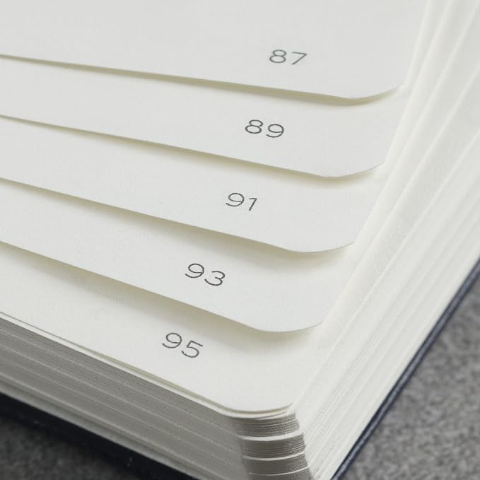 LEUCHTTURM1917 - Notebook Hardcover Paperback B6+ - 219 Numbered Pages for Writing and Journaling (Lilac, Plain)