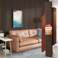 Avana Modern Acoustic Wood Wall Panels – 94.4x12.6 Inch Dark Walnut Acoustic Panels 1 PC – Wall Panels For Interior Wall Decor For Homes, Offices, Studios – Sturdy And Durable Wood Panels For Wall