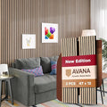 Avana Modern Acoustic Wood Wall Panels – 47.2 X 12.6 Inch White Oak Acoustic Panels 2 PCs – Wall Panels For Interior Wall Decor For Homes, Offices, Studios – Sturdy And Durable Wood Panels For Wall