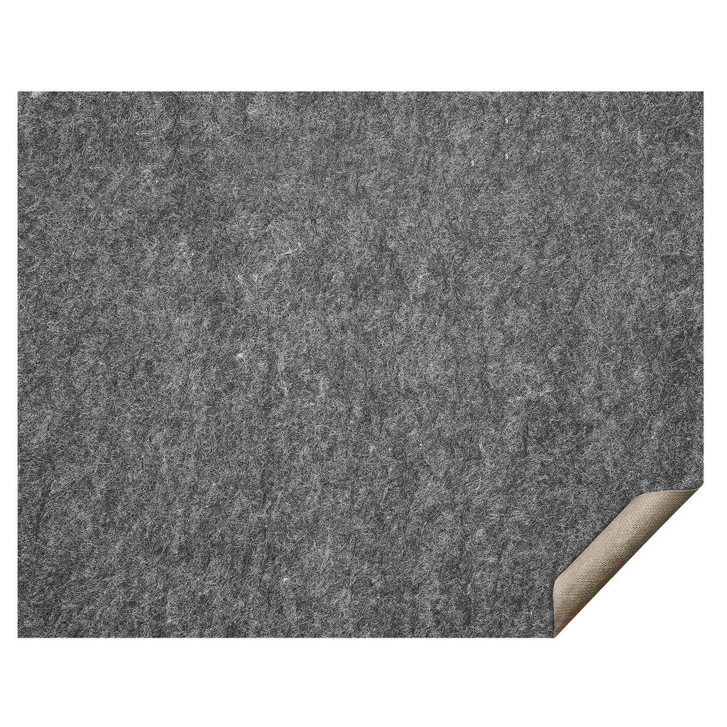 - Slip-Resistant Rug Pad - Protective Cushioning Carpet Pad - 8' x 10' - 1/4"Thick - Dual Surface - Polyester Felt + Latex - Gray - 7-8㎡ Area Carpet Padding Rug Cushion Safe for All Floors